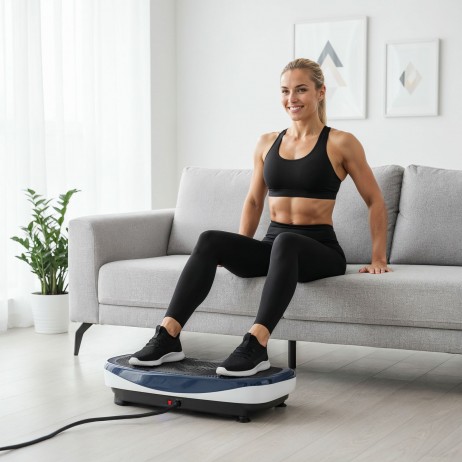 Platforma vibromasaj HMS SVP13 DUAL MOTOR cu saltea 3D