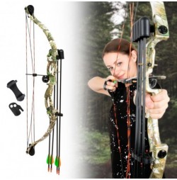 Set tir cu arcul inSPORTline Monyta 20 lbs - Camuflaj