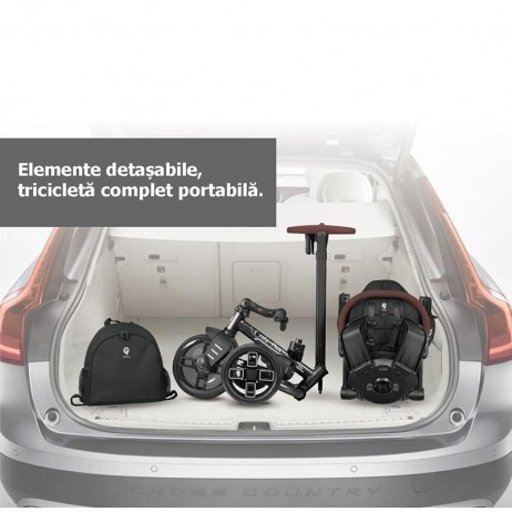 Tricicleta ultrapliabila Qplay Comfo Max Bej