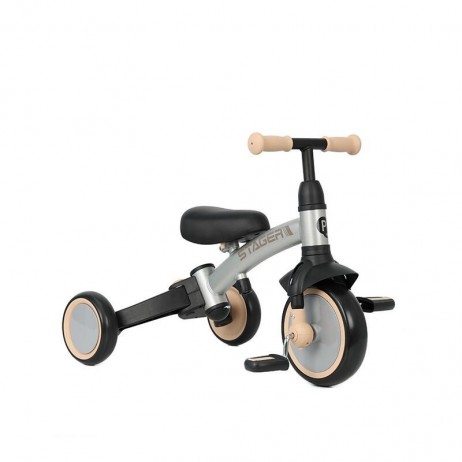 Tricicleta evolutiva pliabila Qplay STAGER Argintiu