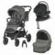 Carucior modular 4in1 Coccolle Serry Moss green cu Scoica auto iSize Coccolle Knox Black si Baza isofix iSize Coccolle Knox
