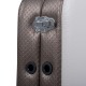 Masă de masaj din aluminiu, 2 secțiuni inSPORTline Kiyora (186 × 70 × 62,5–85,5 cm) - Alb Gri