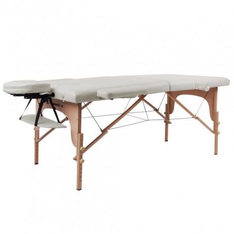 Masă de masaj din lemn, 2 secțiuni inSPORTline Orashi (186 × 60 × 62,5–85,5 cm)