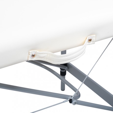 Masă de masaj din aluminiu cu 2 secțiuni inSPORTline Morrani (186 × 60 × 62,5–85,5 cm)