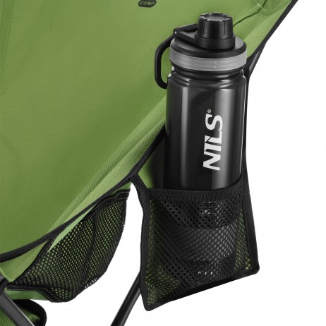 Scaun pliabil ultra ușor verde NILS CAMP NC3320