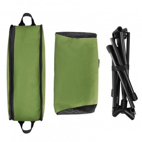 Scaun pliabil ultra ușor verde NILS CAMP NC3320