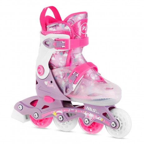 Role cu funcție de patine Flipzy NILS FUN NJ1025 - Roz