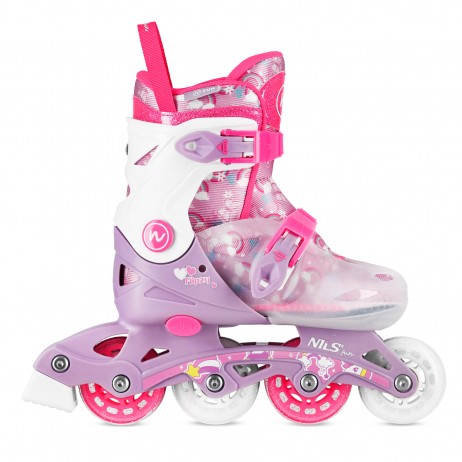 Role cu funcție de patine Flipzy NILS FUN NJ1025 - Roz