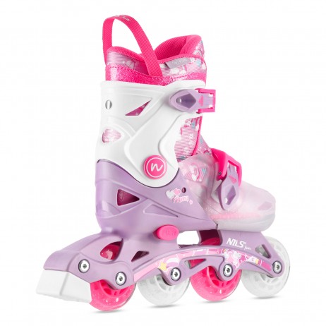 Role cu funcție de patine Flipzy NILS FUN NJ1025 - Roz