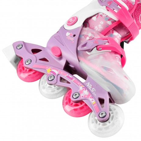 Role cu funcție de patine Flipzy NILS FUN NJ1025 - Roz