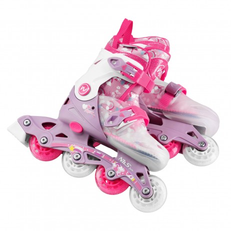 Role cu funcție de patine Flipzy NILS FUN NJ1025 - Roz