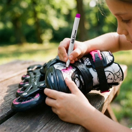 Role reglabile 4 în 1 Tinty, NILS EXTREME NH10907 - Roz