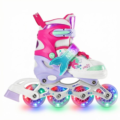 Role reglabile 4in1 MAZZY, NILS FUN NH18150 - Roz