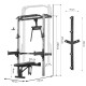 Power rack pliabil HMS KLT22 - Gri
