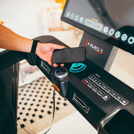 Bandă de alergare electrică HMS TERRUN475 cu reglare a înclinării și declinării