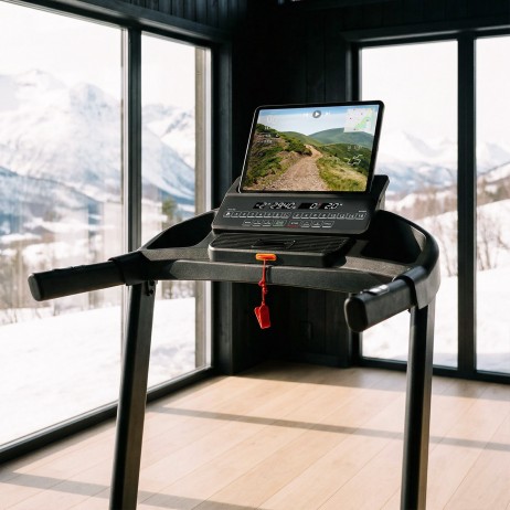 Banda de alergare electrică HMS TERRUN275 cu reglare de înclinare și declinare