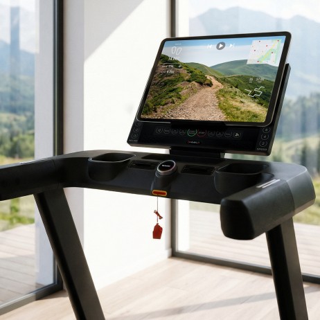 Bandă de alergare electrică HMS TERRUN350 cu reglare a înclinării și declinării.