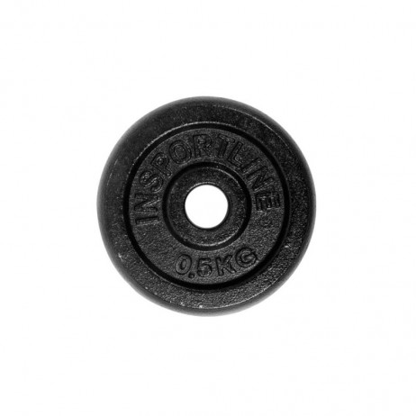Set discuri de greutăți din fontă inSPORTline 2x0.5-20 kg