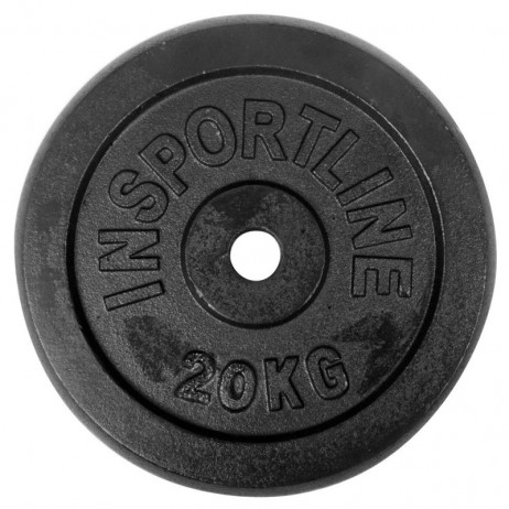 Set discuri de greutăți din fontă inSPORTline 2x0.5-20 kg