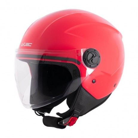 Casca Open-Face W-TEC Bareiro Amaranto