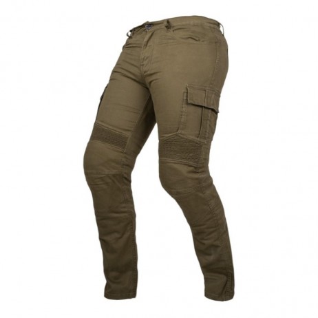 Blugi motociclisți W-TEC Wallbridge Olive
