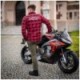 Blugi motociclisți W-TEC Wallbridge Olive