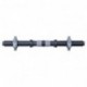 Bară de gantere filetată din plastic cu inele inSPORTline Plafor 41 cm / 30 mm
