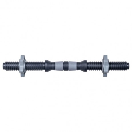 Bară de gantere filetată din plastic cu inele inSPORTline Plafor 41 cm / 30 mm