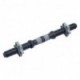 Bară de gantere filetată din plastic cu inele inSPORTline Plafor 41 cm / 30 mm