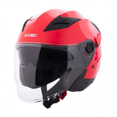 Casca Moto Open-Face W-TEC Barcela Carmesi