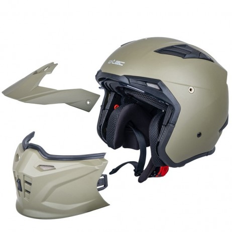 Cască modulară pentru motocicletă W-TEC Badalone Army