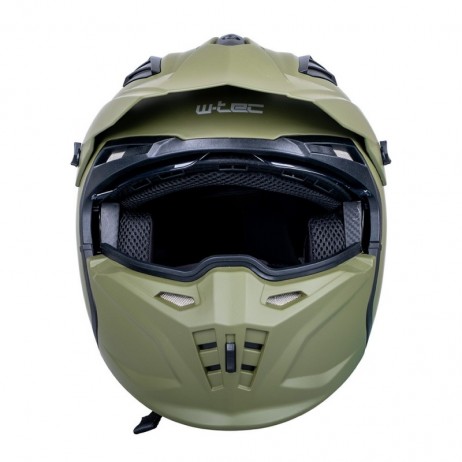 Cască modulară pentru motocicletă W-TEC Badalone Army