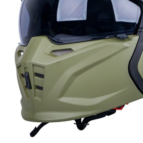Cască modulară pentru motocicletă W-TEC Badalone Army
