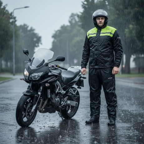 Jachetă de ploaie pentru motocicletă W-TEC Nowet