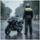 Jachetă de ploaie pentru motocicletă W-TEC Nowet