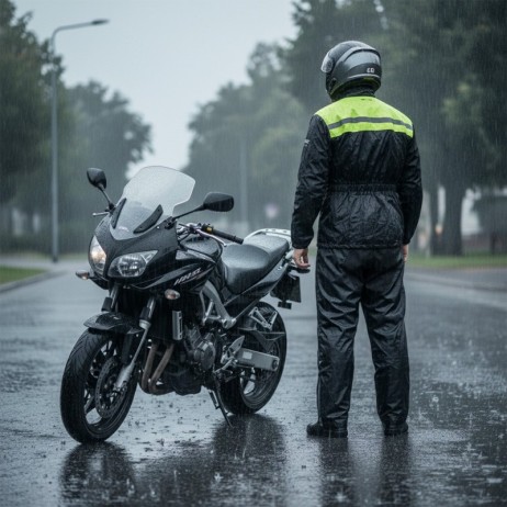 Jachetă de ploaie pentru motocicletă W-TEC Nowet