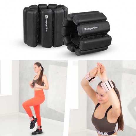 Greutăți pentru gleznă și încheietură inSPORTline Orteză 2 x 1 kg