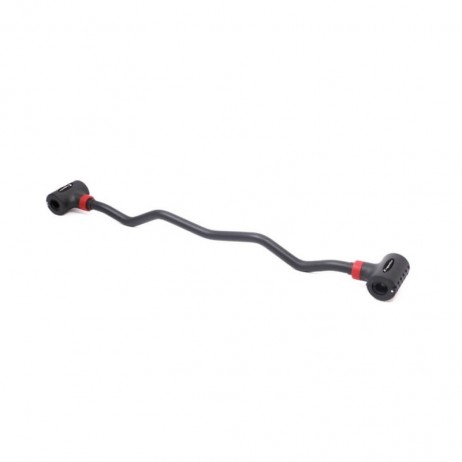 Barbell curbat cu cleme pentru gantere inSPORTline Bakuhold 103 cm