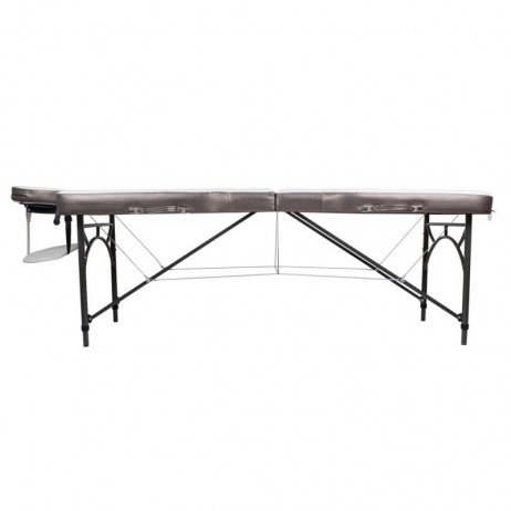 Masă de masaj din aluminiu cu 2 secțiuni inSPORTline Kiyora (186 × 70 × 62,5–85,5 cm)