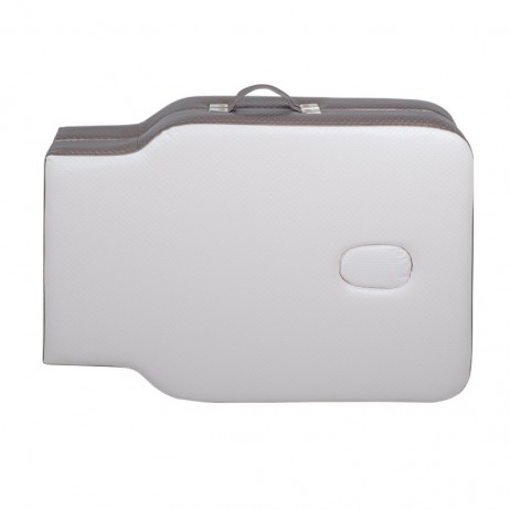 Masă de masaj din aluminiu cu 2 secțiuni inSPORTline Kiyora (186 × 70 × 62,5–85,5 cm)