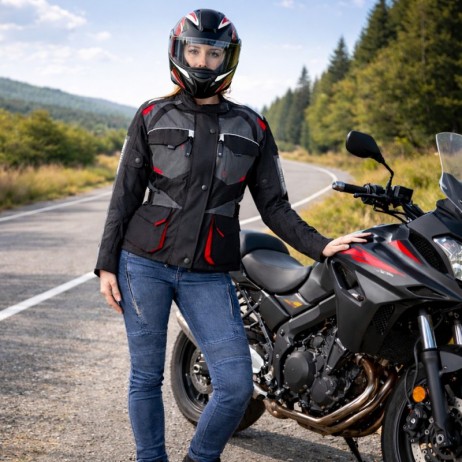Jachetă de motocicletă pentru femei W-TEC Radana