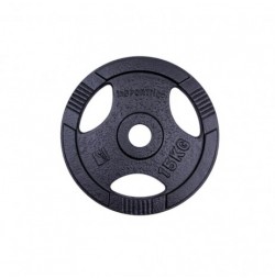 Greutate olimpică din fontă inSPORTline Hamerton Negru 15 kg, 50 mm