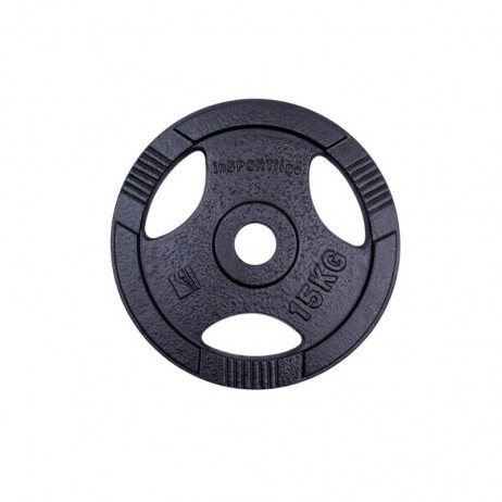 Greutate olimpică din fontă inSPORTline Hamerton Negru 15 kg, 50 mm