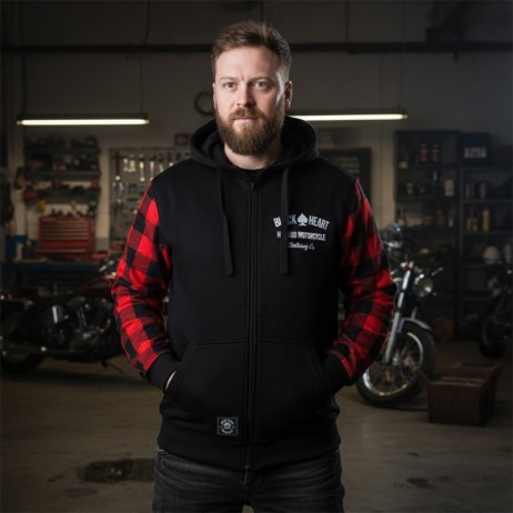 Hanorac pentru motocicletă W-TEC Black Heart Ramforge