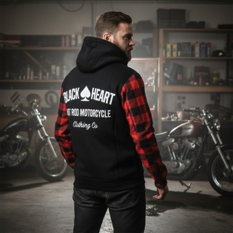 Hanorac pentru motocicletă W-TEC Black Heart Ramforge