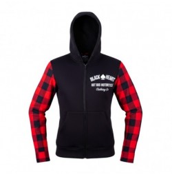 Hanorac motociclist pentru femei W-TEC Black Heart Ramforge Lady