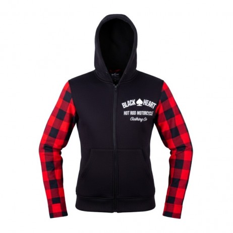 Hanorac motociclist pentru femei W-TEC Black Heart Ramforge Lady