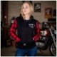 Hanorac motociclist pentru femei W-TEC Black Heart Ramforge Lady