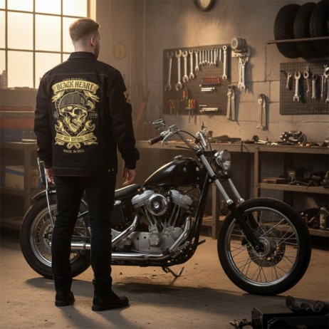 Geacă de motocicletă W-TEC Black Heart Reeftor
