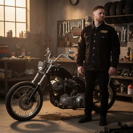Geacă de motocicletă W-TEC Black Heart Reeftor